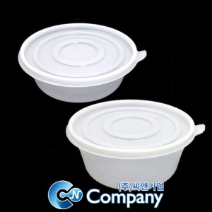 냉면용기 미니탕 우동포장그릇 M-200 반투명 50개세트 소량판매