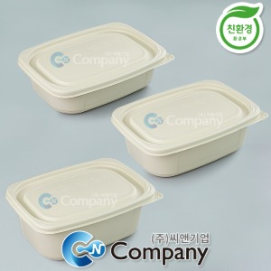 친환경 죽용기 배달포장 시리즈 EM 박스400개세트