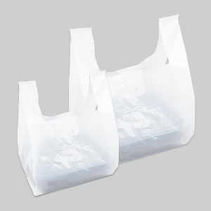 [SJ-340] 일회용 비닐봉투 무지(대) 도시락,돈가스 포장 1000매